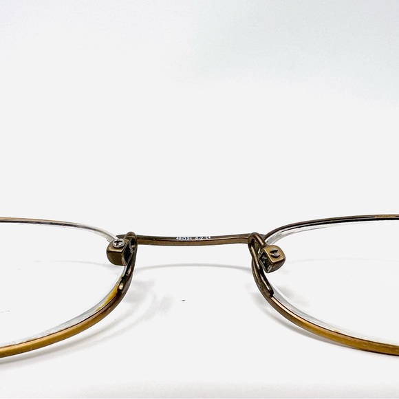 Gucci Eyeglasses Italy Frame GG1605-8GK  Metal 48-21-140 Missing Nose Pads - Picture 12 of 12